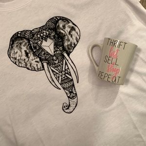 Tops - Ornate Elephant Graphic Tee - NWOT Tops - Ornate Elephant Graphic Tee - NWOT